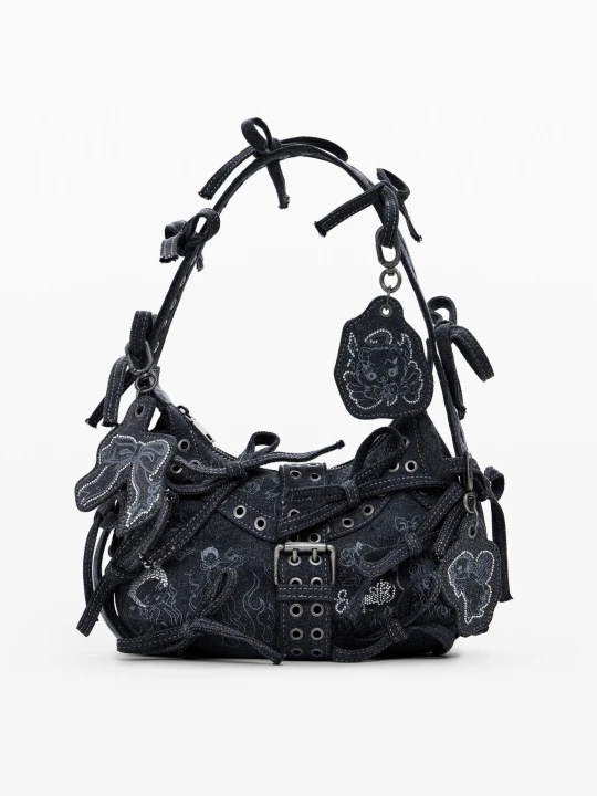 Zdjęcie produktu Bolso Y2K María Escoté Desigual czarny