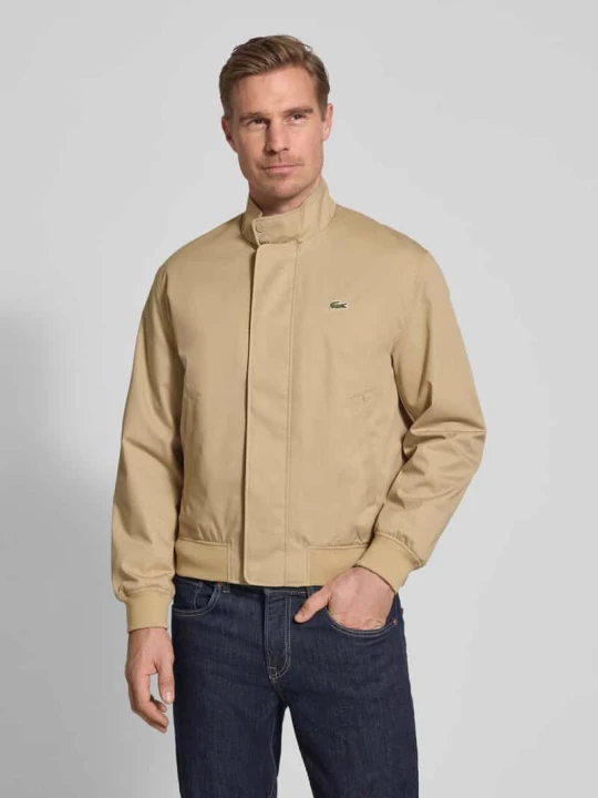 Zdjęcie produktu Krój regular fit bomberka z dodatkiem bawełny model 'HARRINGTON' Lacoste Beżowy