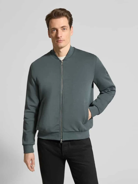 Zdjęcie produktu Kurtka bomber z mieszanki bawełny, krój regular fit Marc O'Polo Oliwkowy