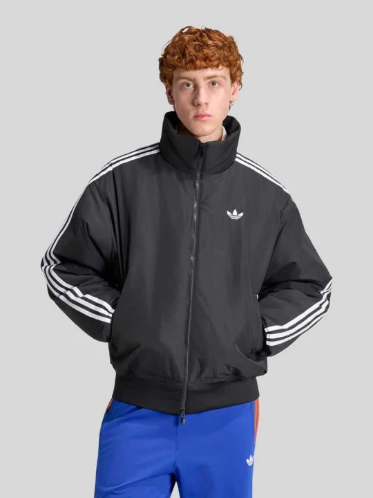 Zdjęcie produktu bomberka o kroju regular fit ze stójką model 'FIREBIRD' adidas Originals Czarny