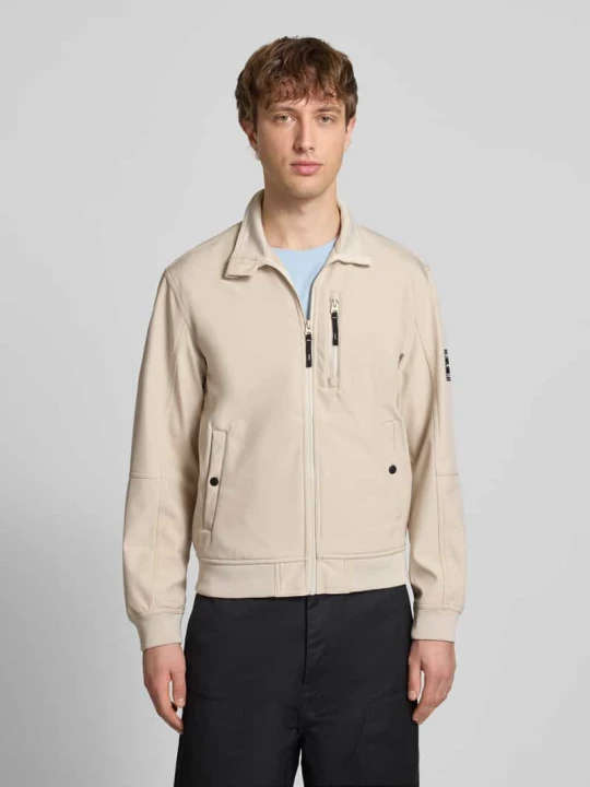 Zdjęcie produktu Bomberka o kroju regular fit ze stójką model „Parker” Jack&Jones Beżowy