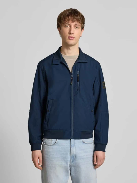 Zdjęcie produktu Bomberka o kroju regular fit ze stójką model „Parker” Jack&Jones Granatowy