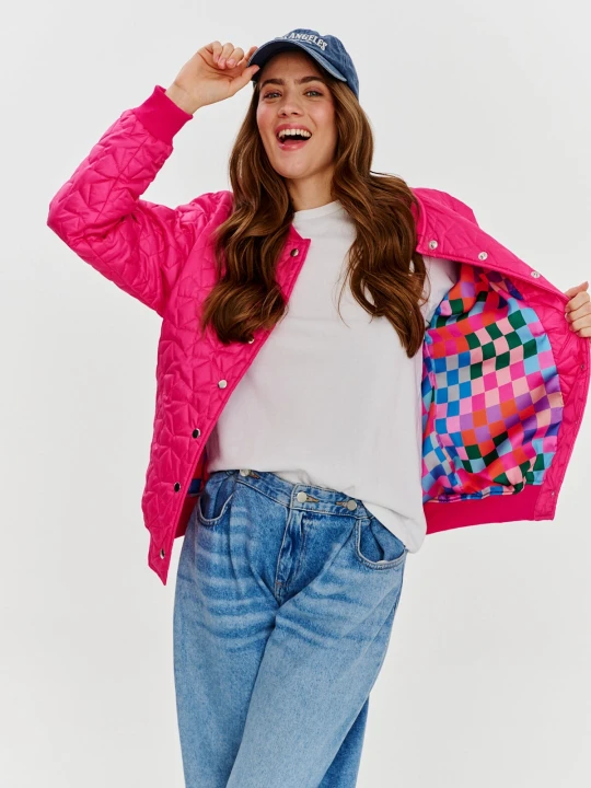 Zdjęcie produktu Bomberka pikowana Pink Gravity XS / S