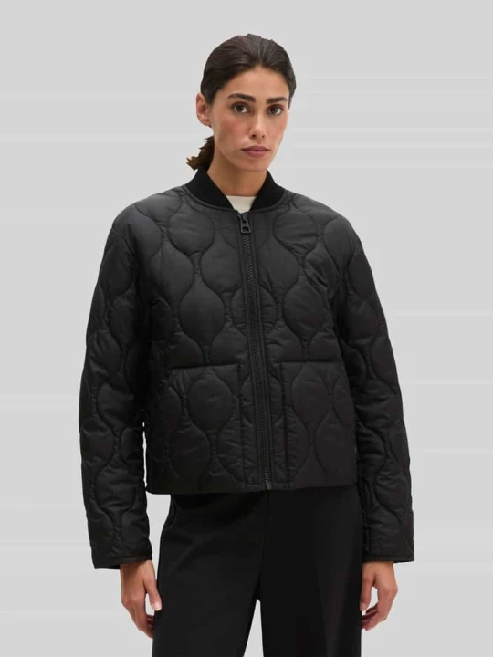 Zdjęcie produktu kurtka pikowana o kroju relaxed fit z pikowaną fakturą Marc O'Polo Czarny