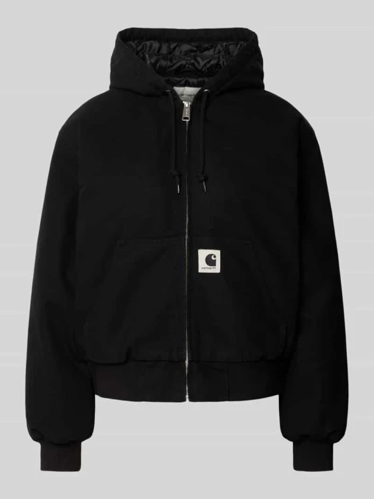 Zdjęcie produktu Bomberka z czystej bawełny Carhartt WIP Czarny