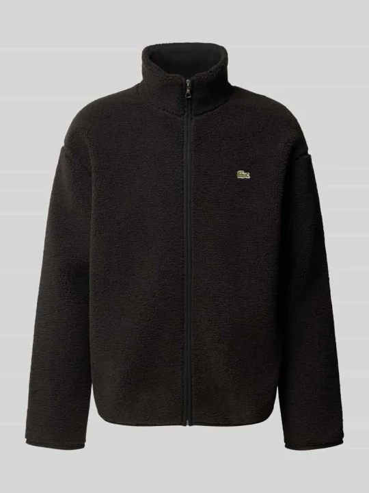 Zdjęcie produktu Bomberka z detal z logo Lacoste Czarny