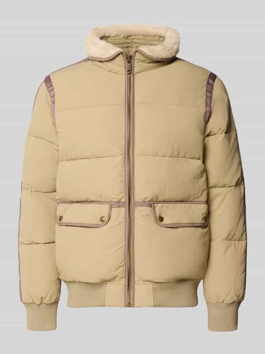 Zdjęcie produktu Bomberka z kołnierzem z teddy TEDDY PUFFER JACKET Scotch & Soda Limonkowy