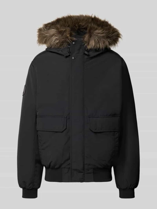 Zdjęcie produktu Bomberka z naszywką z logo model 'Everest' Superdry Czarny
