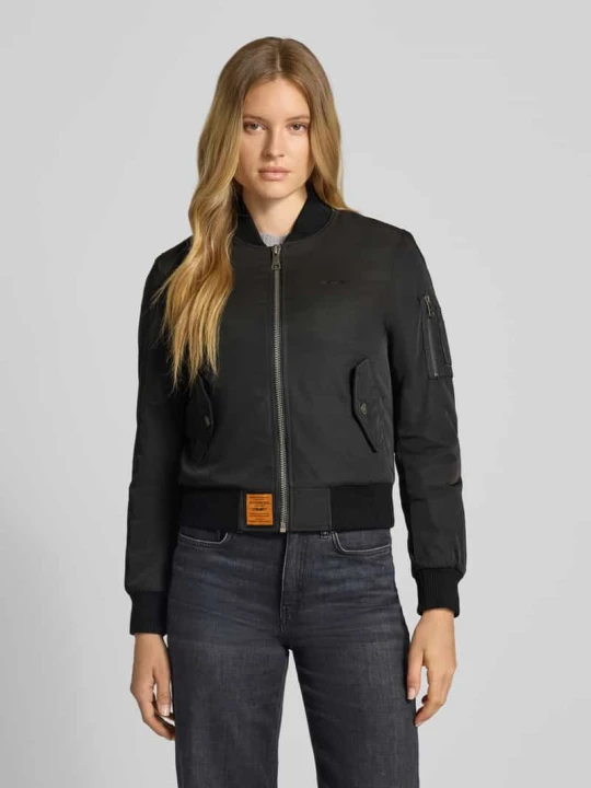Zdjęcie produktu Bomberka z naszywką z logo ORIGINAL BOMBERS Czarny