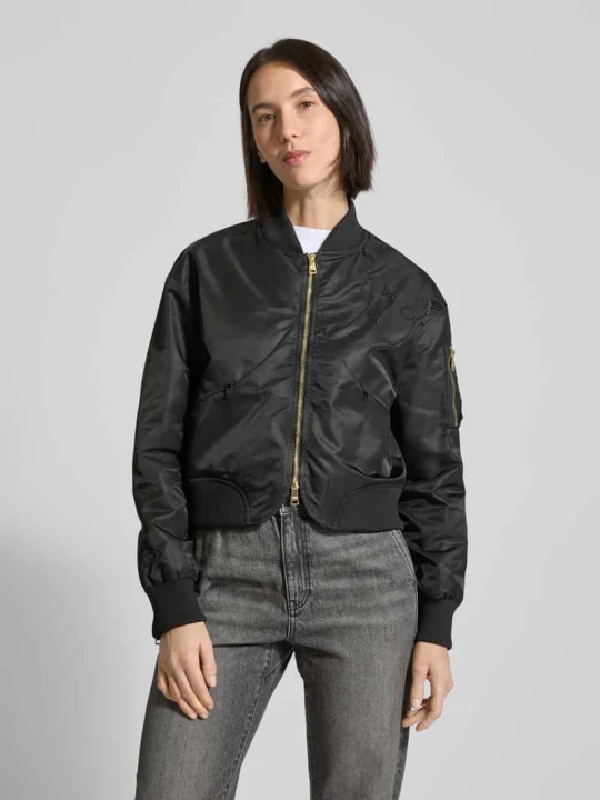 Zdjęcie produktu Bomberka z wyhaftowanym logo ORIGINAL BOMBERS Czarny