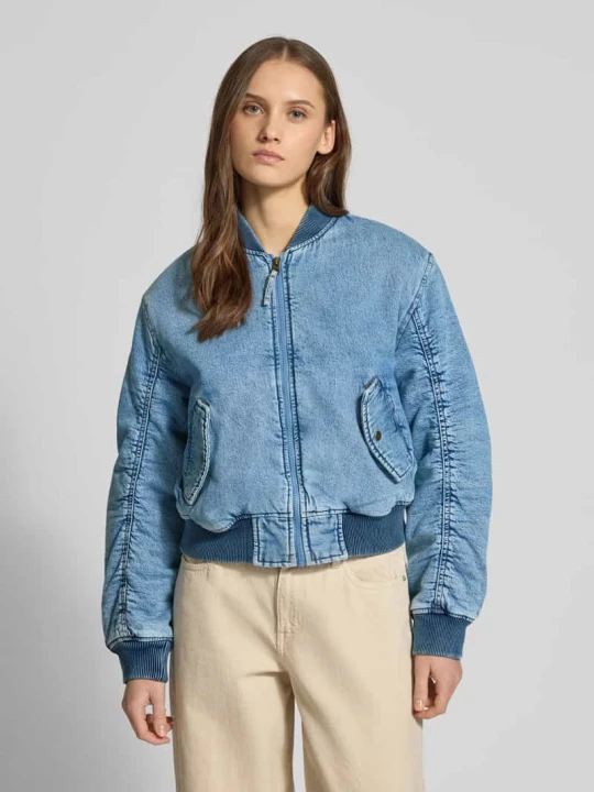 Zdjęcie produktu Kurtka bomberka ze stójką i zamkiem błyskawicznym Model 'SCOUT' Levi's Jeansowy niebieski