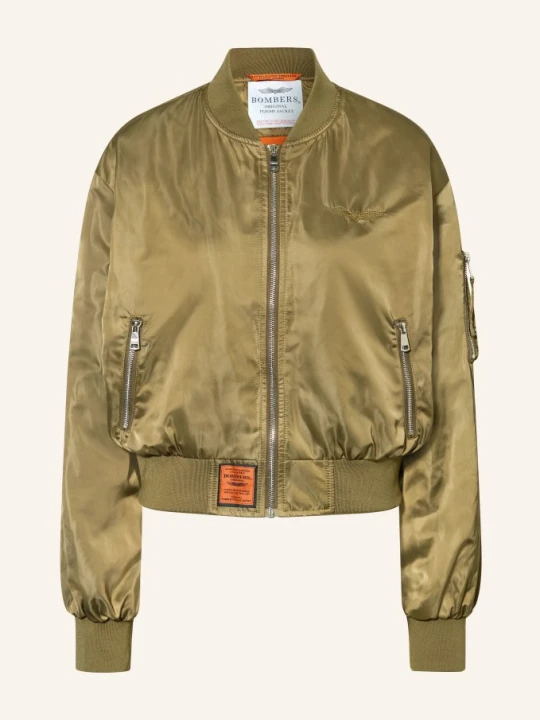 Zdjęcie produktu Bombers Original Satynowa Kurtka gruen KHAKI