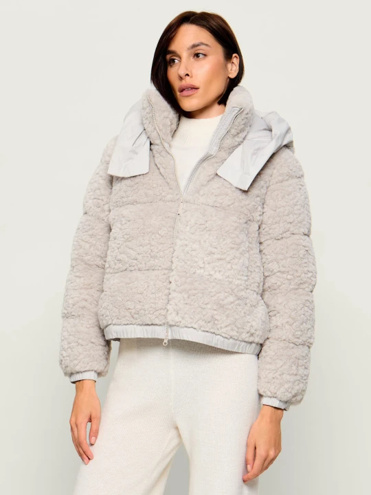 Zdjęcie produktu BOMBOOGIE Kurtka | Regular Fit | shearling popielaty