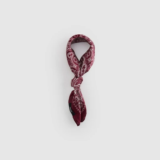 Zdjęcie produktu Bordowa bandana we wzór paisley House