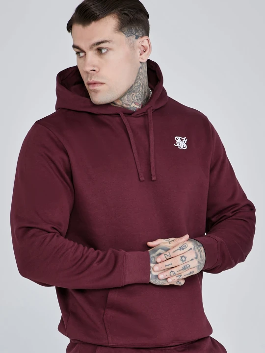 Zdjęcie produktu Bordowa bluza męska Essentials SikSilk