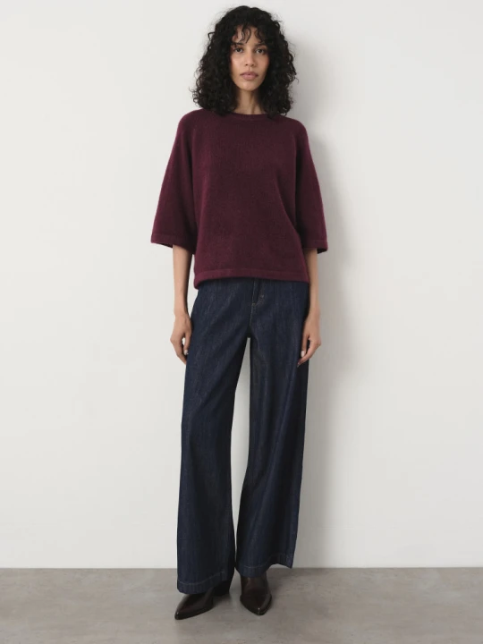 Zdjęcie produktu Bordowy sweter oversize Greenpoint