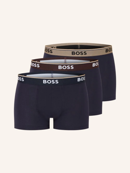 Zdjęcie produktu Boss 3-Pak Bokserek Power blau GRANATOWY
