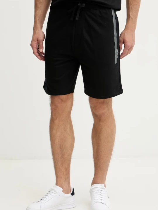 Zdjęcie produktu BOSS szorty dresowe męskie bawełniane Authentic Shorts czarny