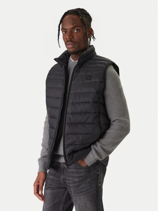 Zdjęcie produktu BOSS Kamizelka Odeno 50549243 Czarny Slim Fit