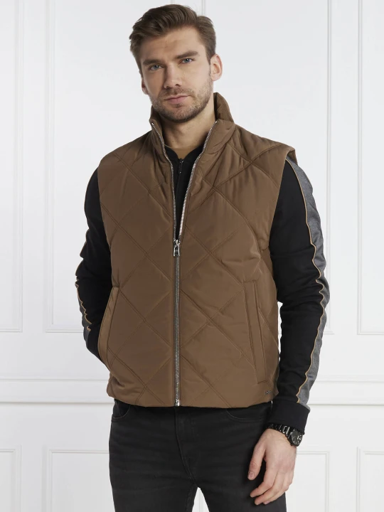 Zdjęcie produktu BOSS BLACK Bezrękawnik Crebo | Regular Fit brązowy