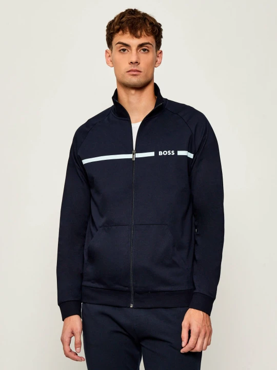 Zdjęcie produktu BOSS BLACK Bluza Authentic Jacket Z | Regular Fit granatowy