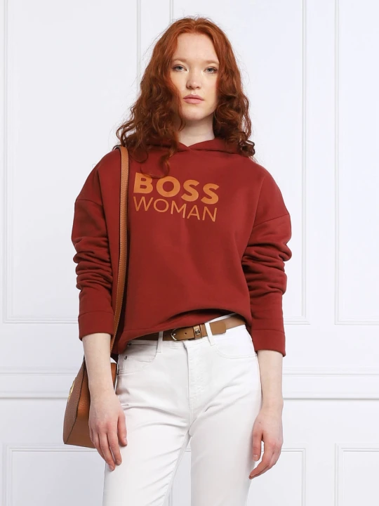 Zdjęcie produktu BOSS BLACK Bluza C_Eshanta_WD | Relaxed fit czerwony