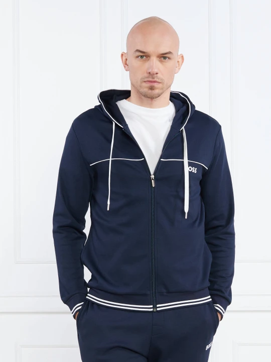 Zdjęcie produktu BOSS BLACK Bluza Core Hooded Jacket | Regular Fit granatowy