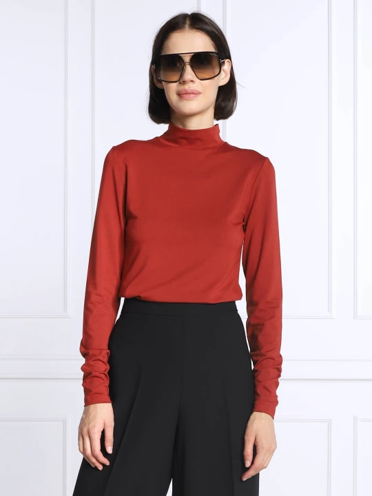 Zdjęcie produktu BOSS BLACK Bluzka Emata | Slim Fit brązowy