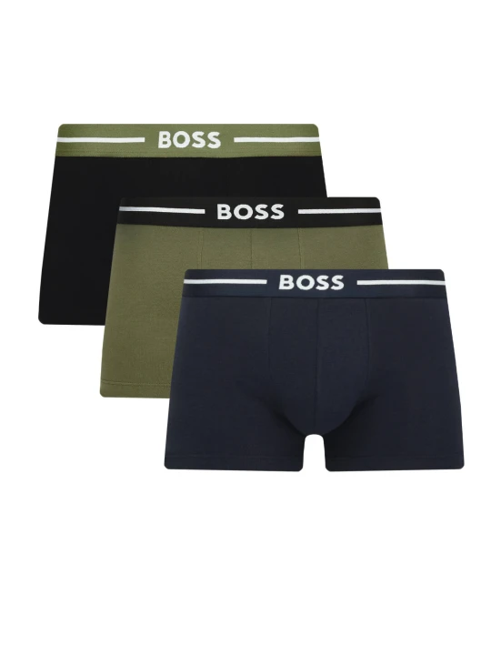 Zdjęcie produktu BOSS BLACK Bokserki 3-pack Bold oliwkowy