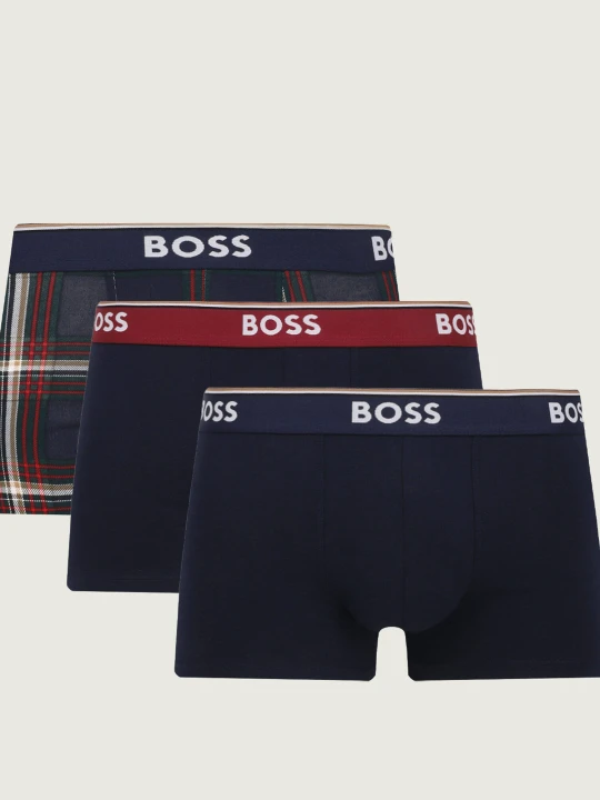 Zdjęcie produktu BOSS BLACK Bokserki 3-pack Power Desig granatowy