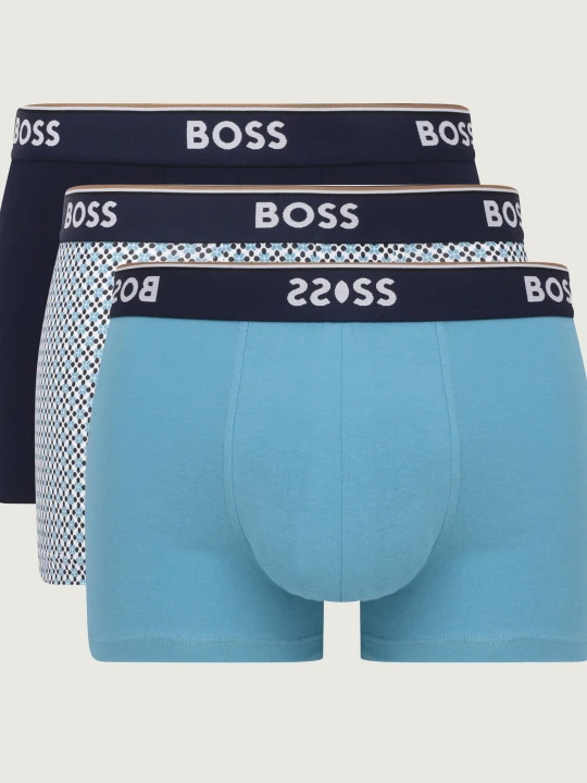 Zdjęcie produktu BOSS BLACK Bokserki 3-pack Power Desig niebieski