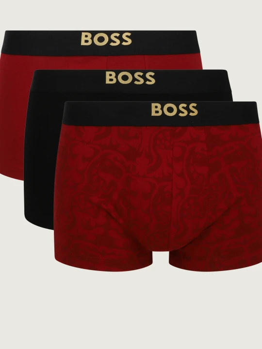 Zdjęcie produktu BOSS BLACK Bokserki 3-pack Trunk 3P czerwony
