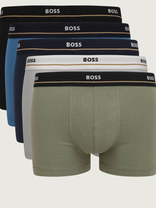Zdjęcie produktu BOSS BLACK Bokserki 5-pack Essential oliwkowy