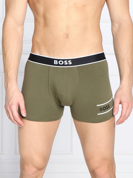 Zdjęcie produktu BOSS BLACK Bokserki Trunk 24 Logo zielony