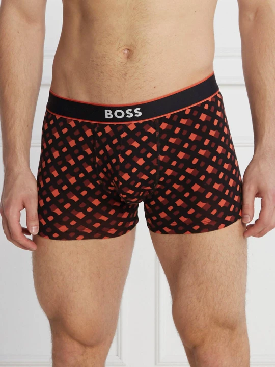 Zdjęcie produktu BOSS BLACK Bokserki Trunk 24 Print pomarańczowy