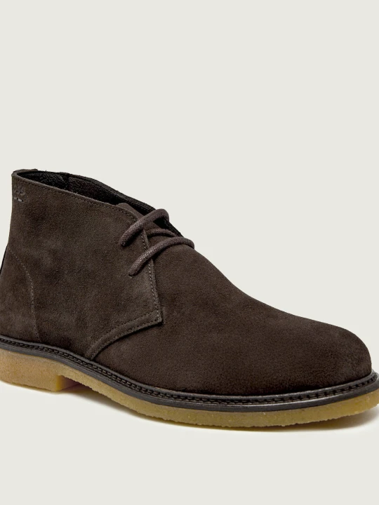 Zdjęcie produktu BOSS BLACK Buty wysokie Kope_Desb_sdhs | zamsz brązowy