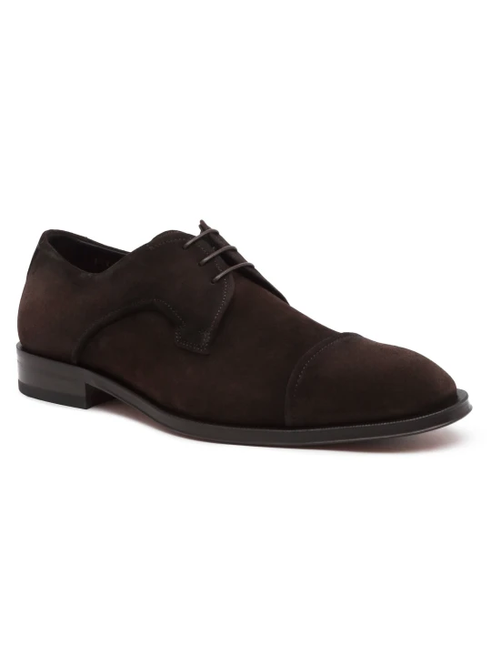 Zdjęcie produktu BOSS BLACK Derby Derrek_Derb_sdctly | zamsz brązowy