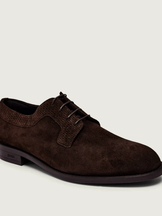 Zdjęcie produktu BOSS BLACK Derby Tayil_Derb_sdwv | zamsz brązowy