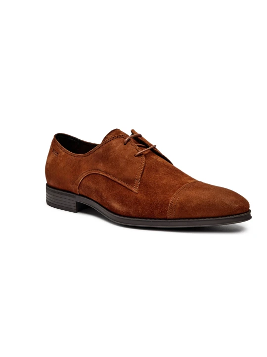 Zdjęcie produktu BOSS BLACK Derby Theon | zamsz brązowy