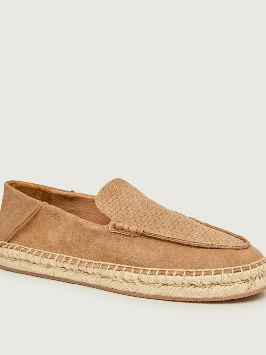 Zdjęcie produktu BOSS BLACK Espadryle Madeira_mocc_sdwv | zamsz beżowy
