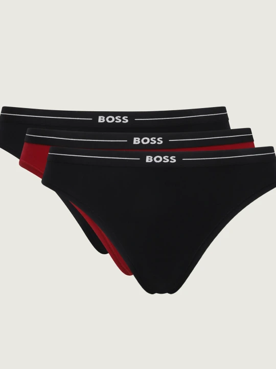 Zdjęcie produktu BOSS BLACK Figi 3-pack 3P BRIEF bordowy