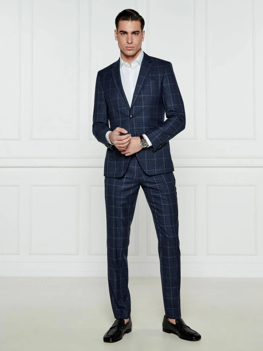 Zdjęcie produktu BOSS BLACK Garnitur | Slim Fit granatowy