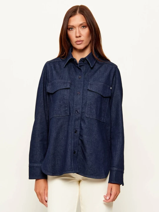 Zdjęcie produktu BOSS BLACK Jeansowa koszula ALOSYNE | Relaxed fit granatowy