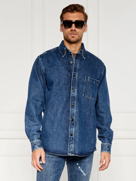 Zdjęcie produktu BOSS BLACK Jeansowa koszula c-olaf | Relaxed fit niebieski