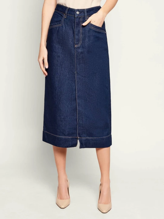 Zdjęcie produktu BOSS BLACK Jeansowa spódnica Andreya granatowy