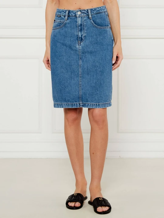 Zdjęcie produktu BOSS BLACK Jeansowa spódnica COBALTIDE niebieski