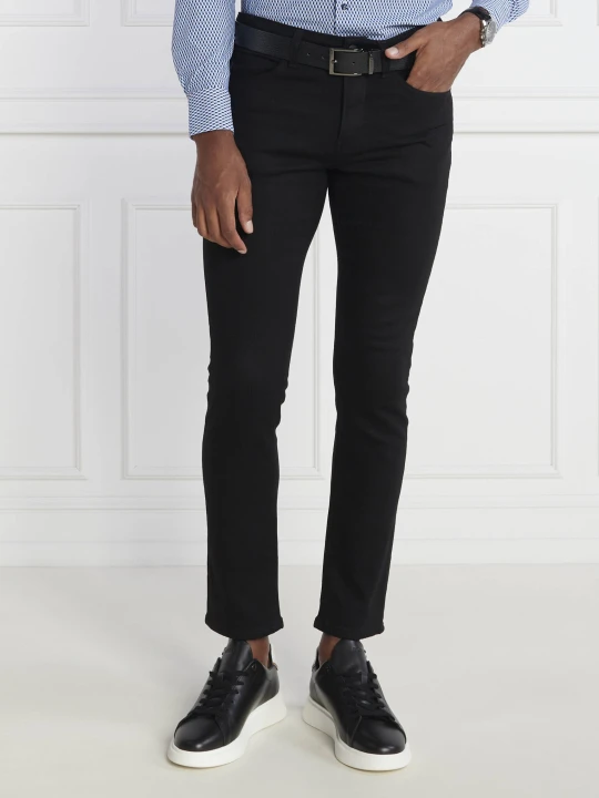 Zdjęcie produktu BOSS BLACK Jeansy Delaware | Slim Fit | z dodatkiem kaszmiru
