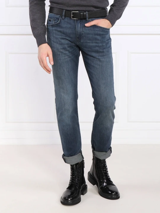 Zdjęcie produktu BOSS BLACK Jeansy Delaware3-1 | Slim Fit granatowy
