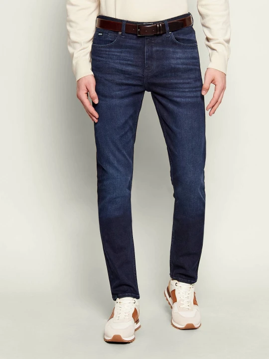 Zdjęcie produktu BOSS BLACK Jeansy H-Delaware | Slim Fit granatowy
