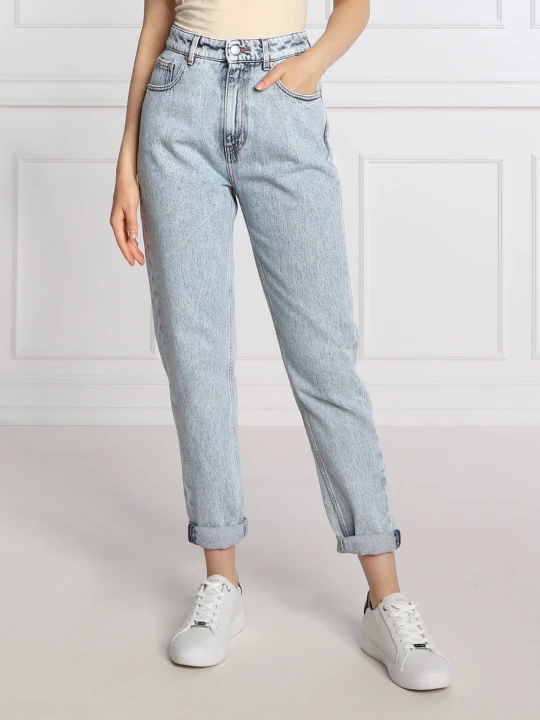 Zdjęcie produktu BOSS BLACK Jeansy MAMA 2.0 | Mom Fit błękitny